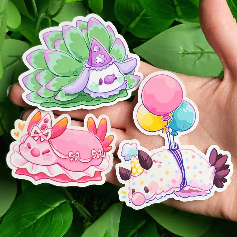 Clown Sea Slug Stickers