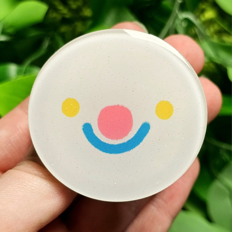 Silly Clown Face Phone Grip