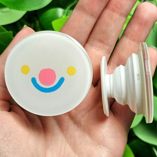 Silly Clown Face Phone Grip