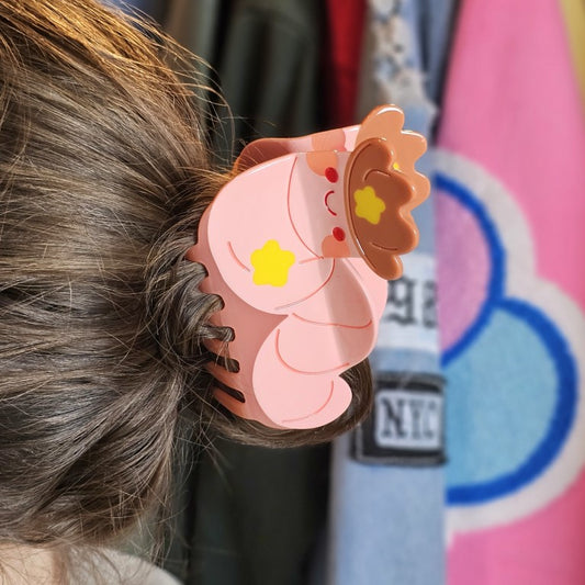 Cowboy Worm Hair Clip