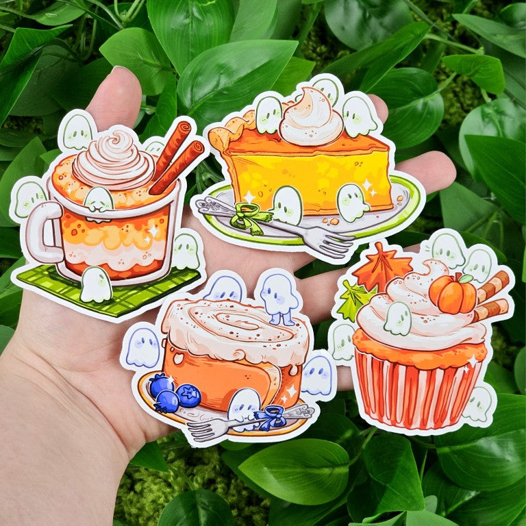 Ghost Dessert Stickers!