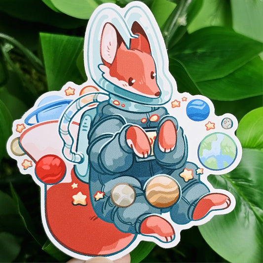 Astronaut Fox Stickers!