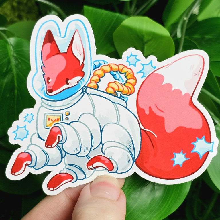 Astronaut Fox Stickers!