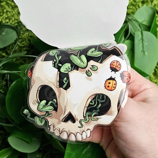 Plant Skull Window Sticker!