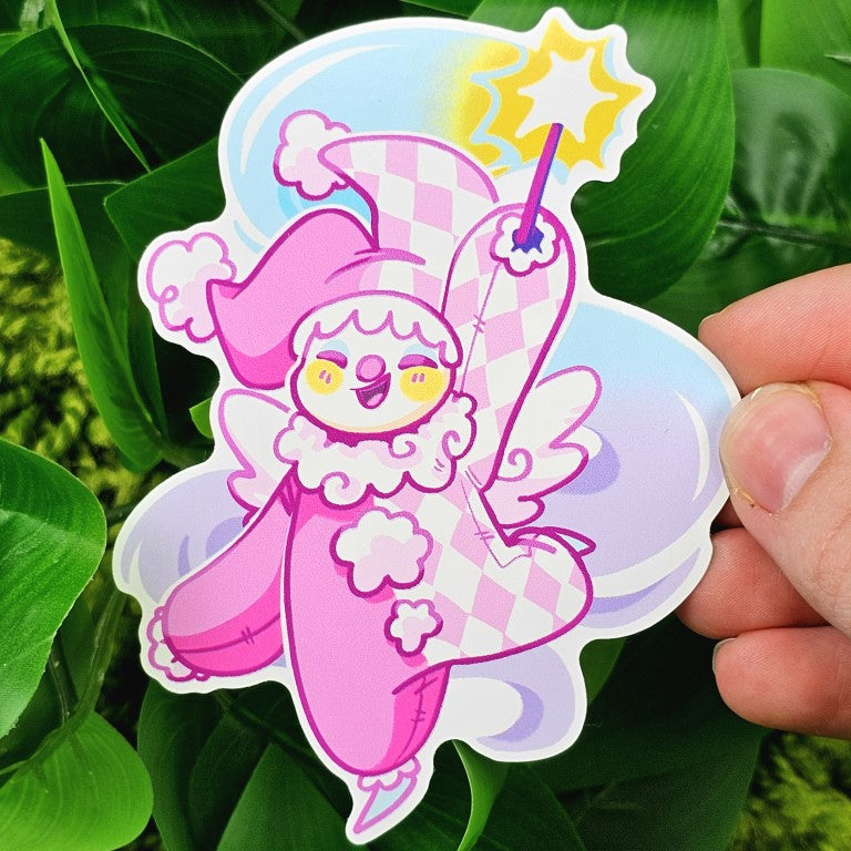 Cute Clown Fairy Stickers!