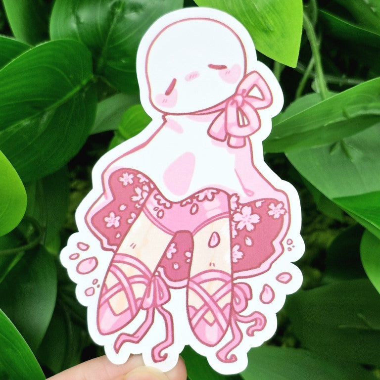 Ballerina Ghost Stickers!