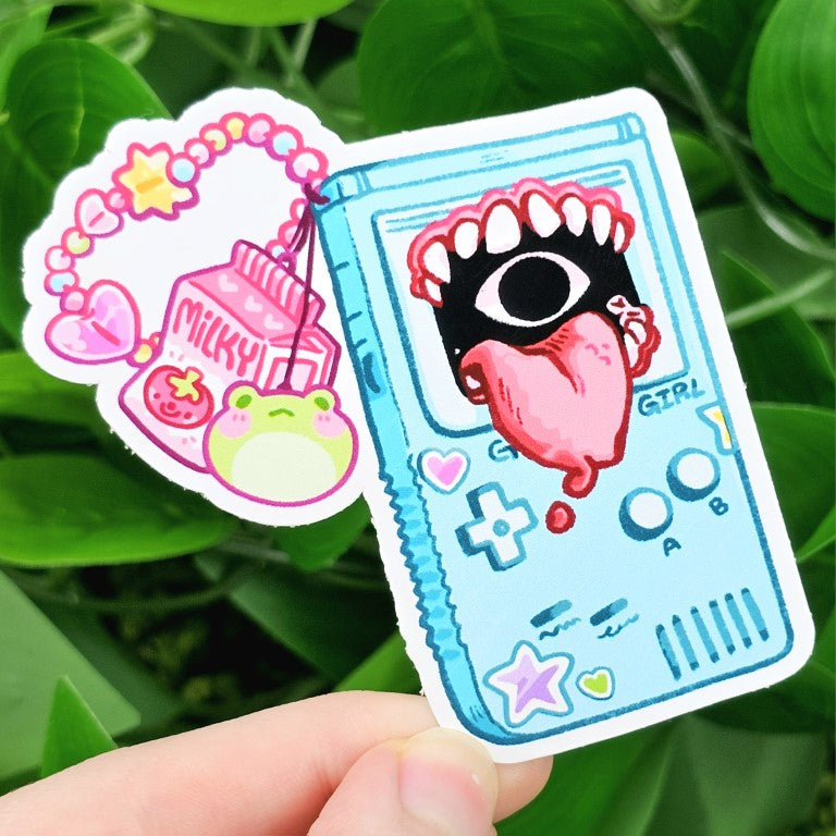 Creepy Game Console Stickers!