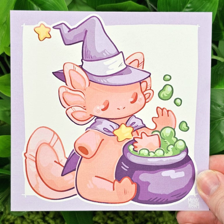 Cute Witch Animal Mini Prints!