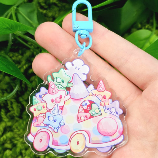 Clown Star Baby Car Keychain!