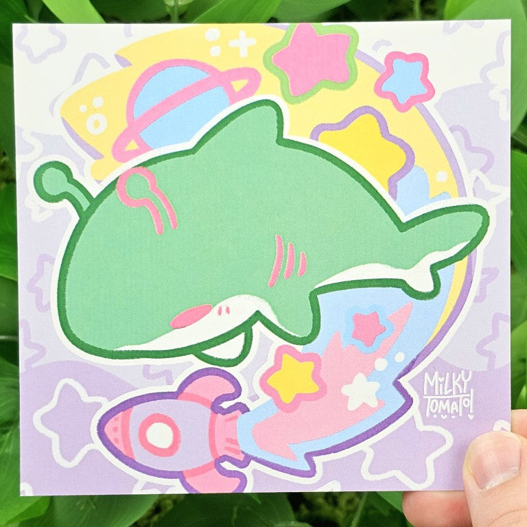Alien Shark Mini Prints!