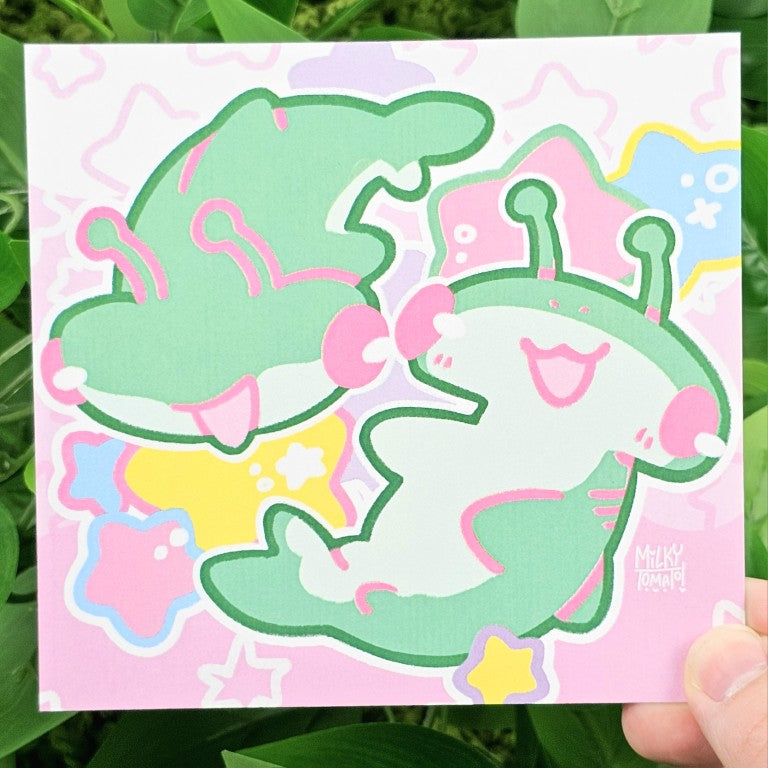 Alien Shark Mini Prints!
