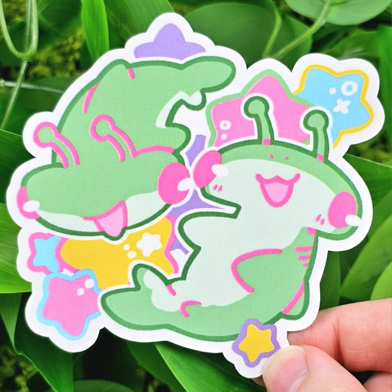 Alien Shark Stickers!