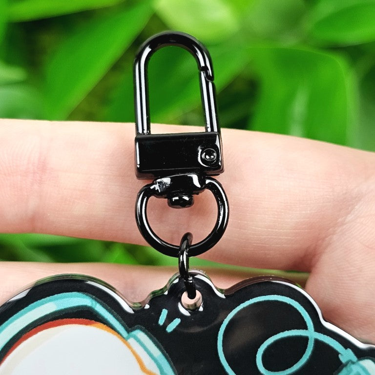 Solar System Jupiter Ghost Keychain!