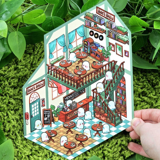 Ghost Cafe Room Sticker Sheet!