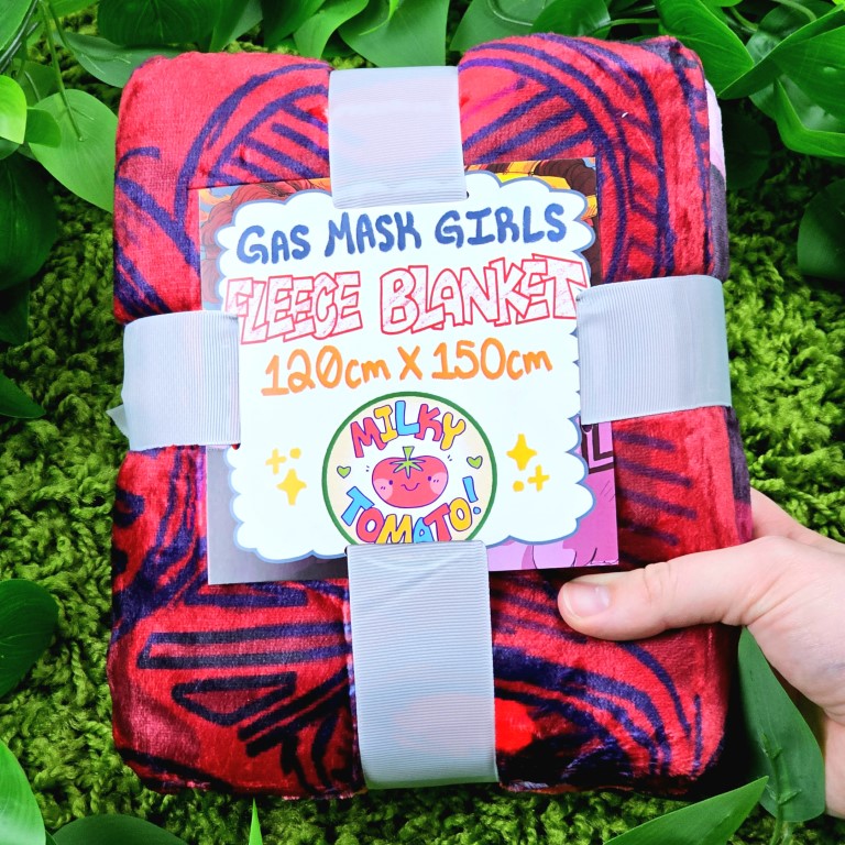 Gas Mask Girls Blanket!