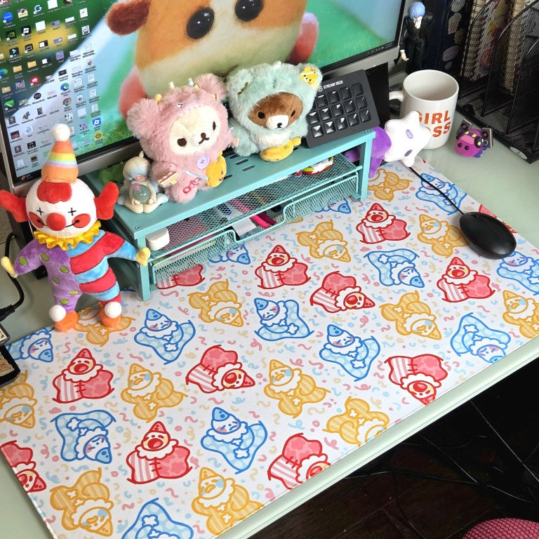 Little Clown Pattern Desk Mat!