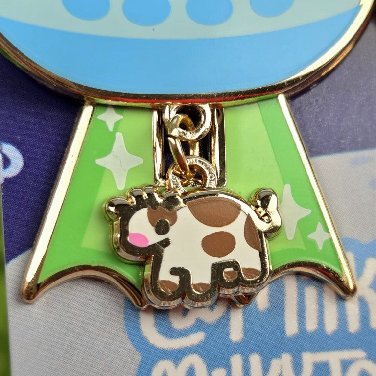 Alien Dangle Earrings Blue!