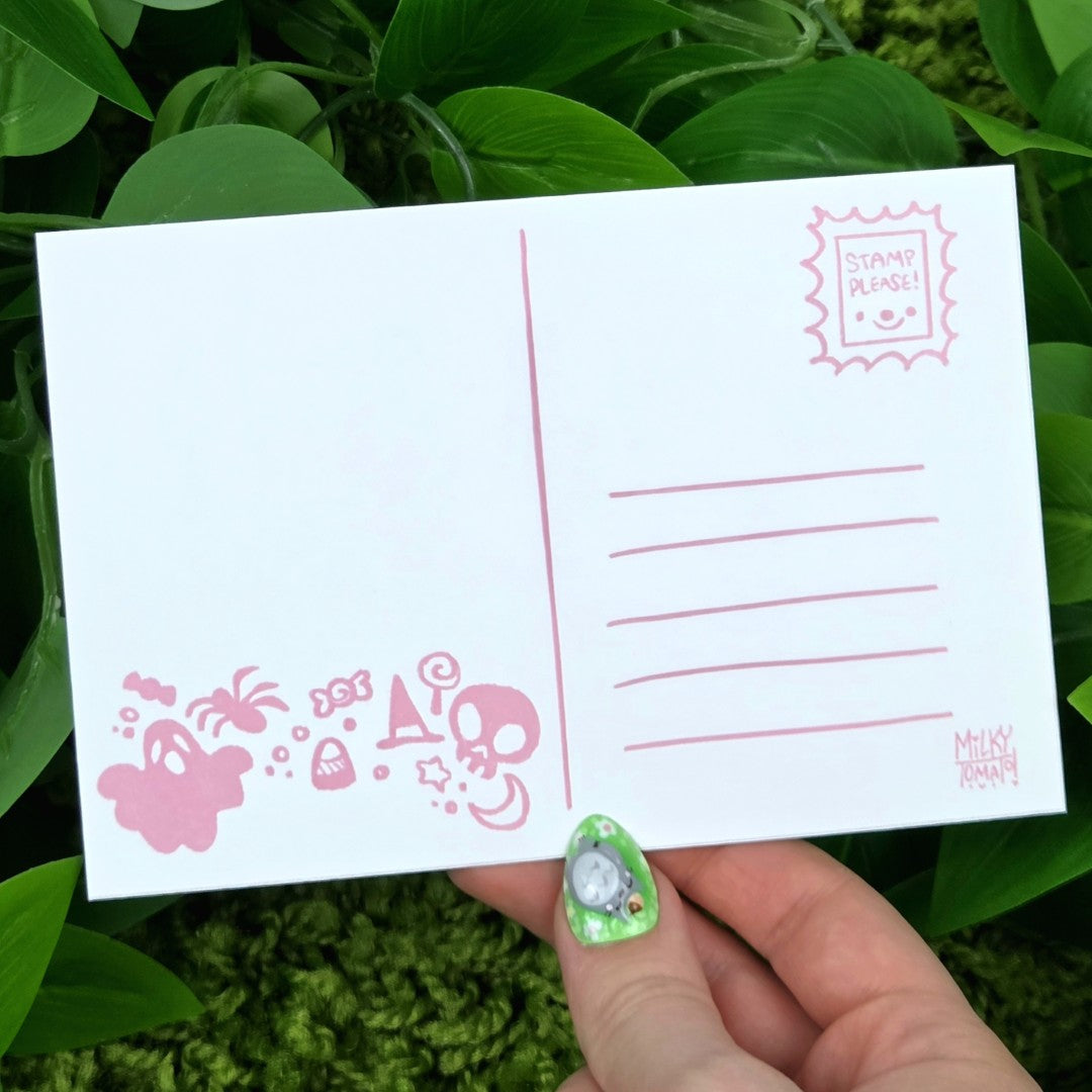 Cute Costume Ghosts Postcard!