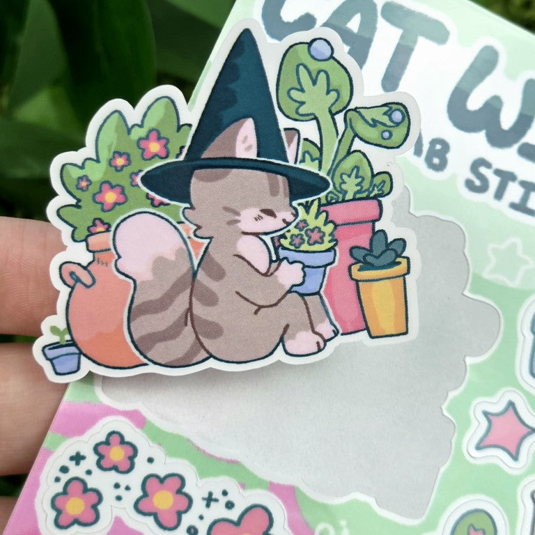Cat Witch Collab Sticker Sheets!