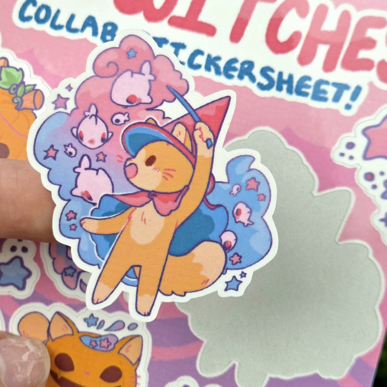 Cat Witch Collab Sticker Sheets!
