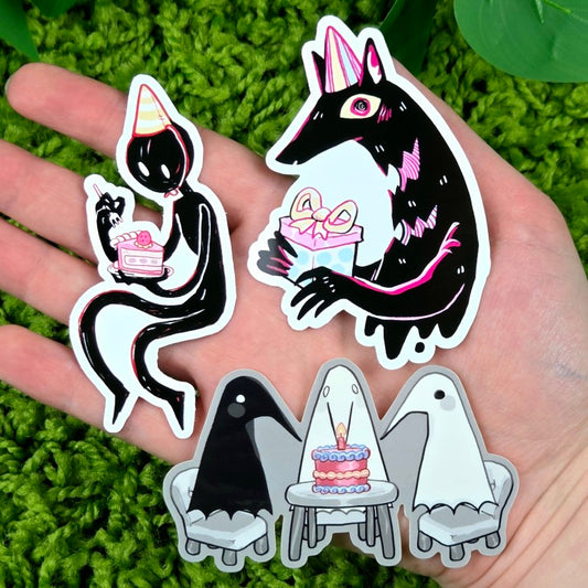 February Creepy Sticker Club