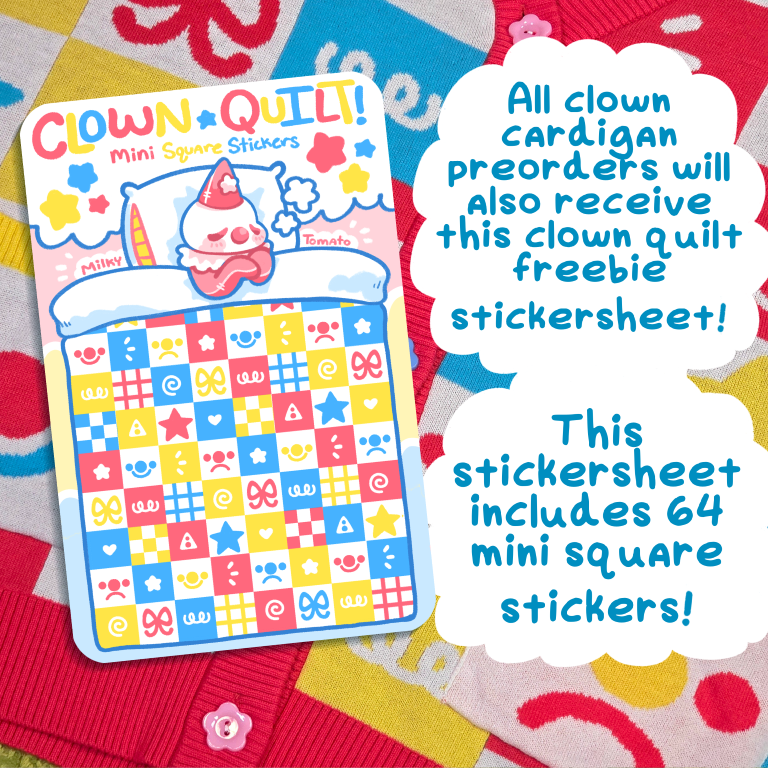 Clown Cardigan PREORDER