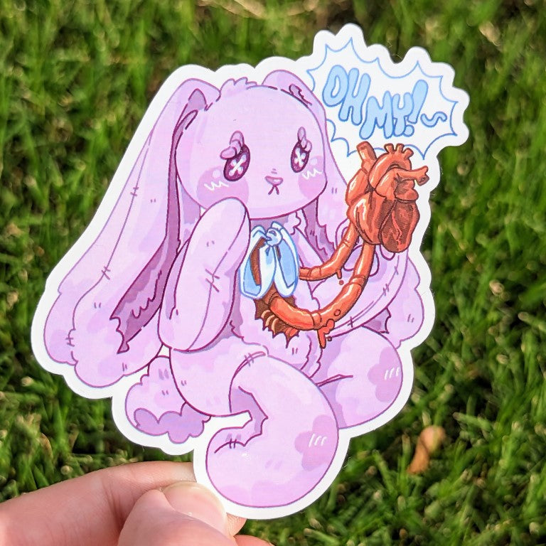 Creepy Gore Plush Animal Stickers