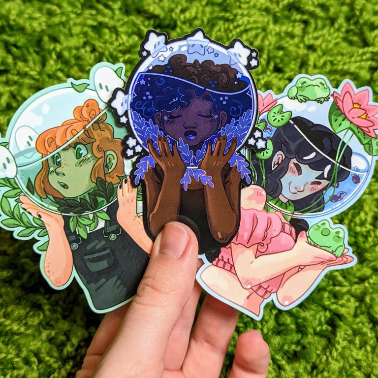 Fishbowl Cuties Stickers