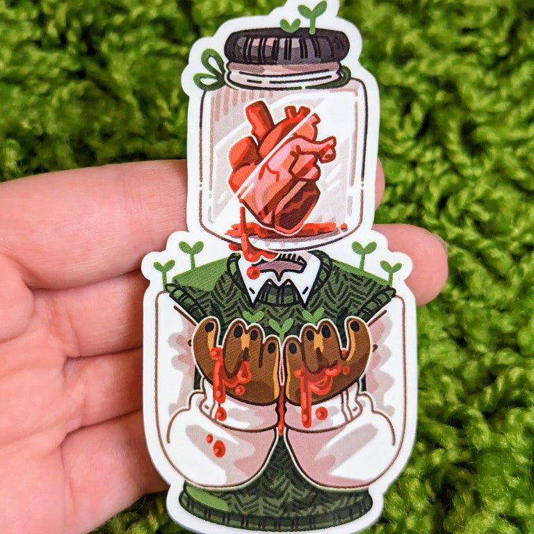 Creepy Jarhead Stickers