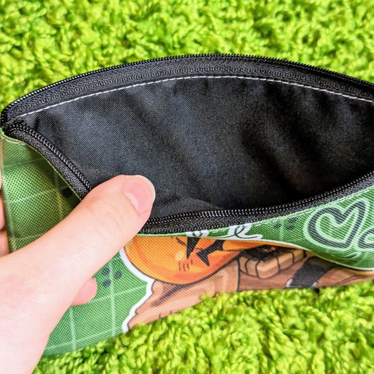 Autumn Pumpkin Head Pencil Pouch