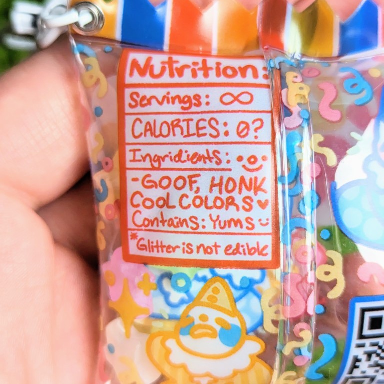 Clown Candy Keychain