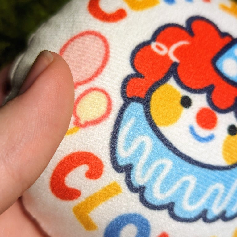 Certified Clown Soft Pillow Sensory Keychain