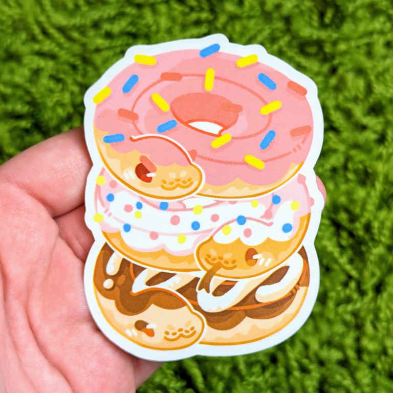 Sweet Snake Snack Sticker Set