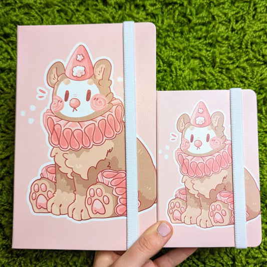 Pink Clown Bear Sketchbook