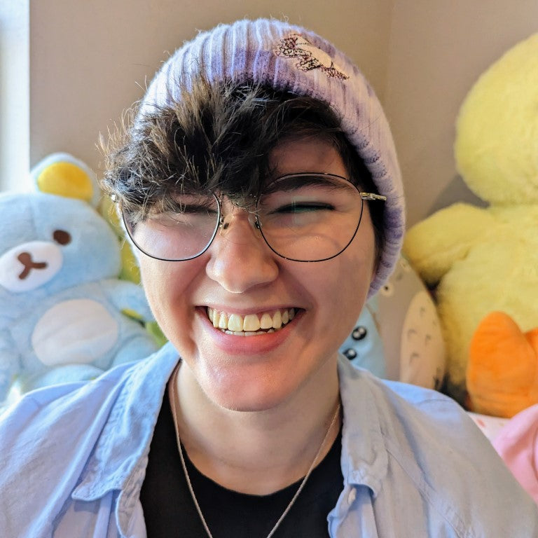Glitch Ghost Tie-Dye Beanie