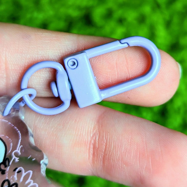Glitch Ghost Acrylic Keychain