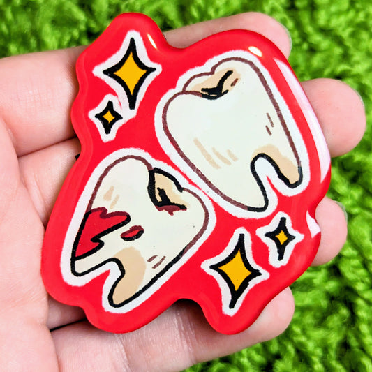 Bloody Teeth Magnet