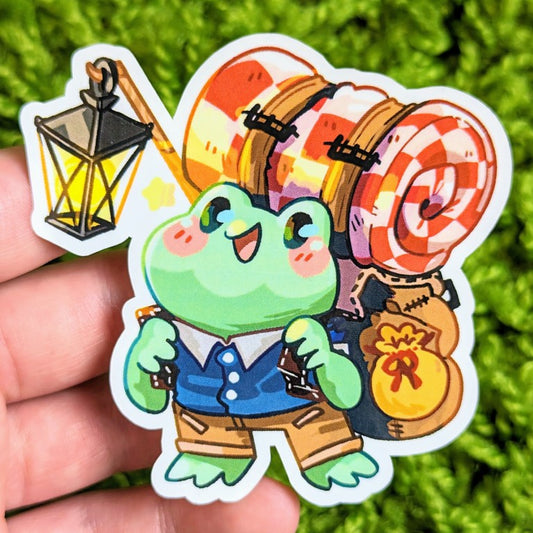 Frog Traveler Stickers