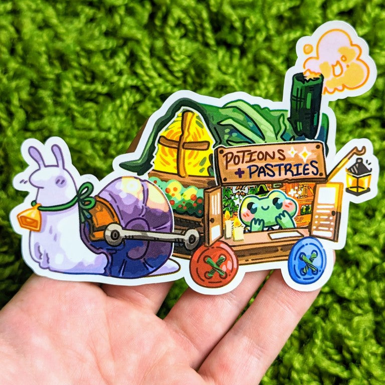Frog Traveler Stickers