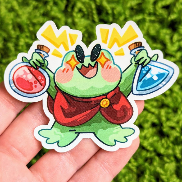 Frog Traveler Stickers