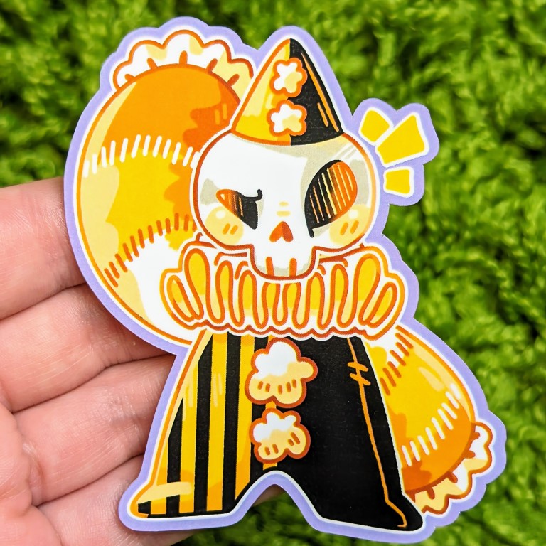 Halloween Clown Stickers