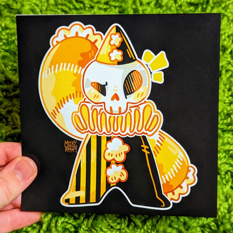 Halloween Clown Square Prints