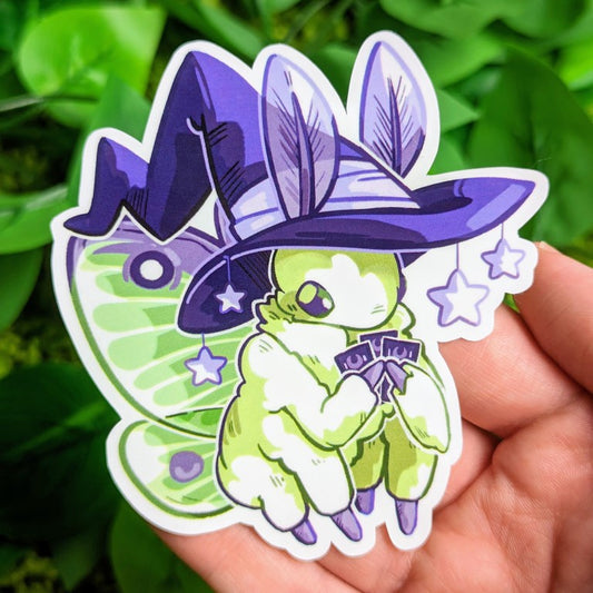 Moth Witch Stickers