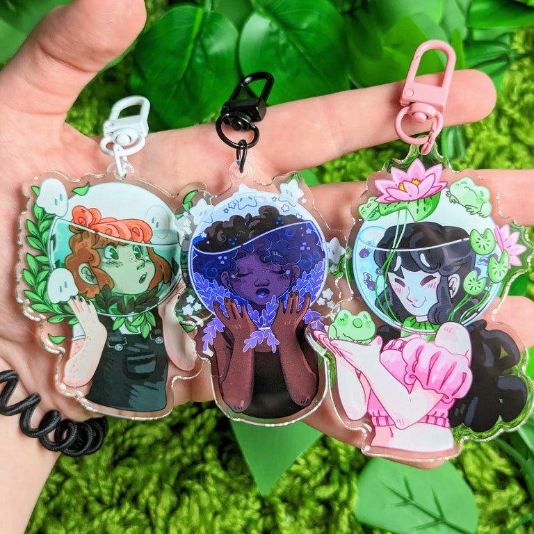 Fishbowl Cutie Keychains