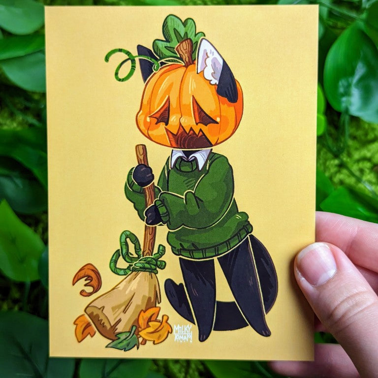 Halloween Cat Mini Prints