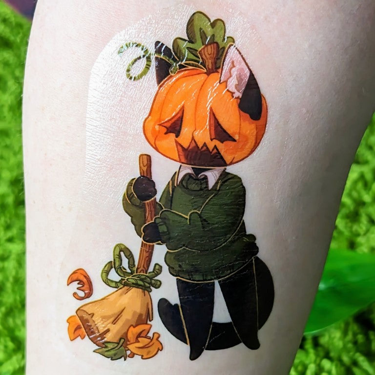 Halloween Cat Temporary Tattoos