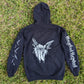 Black Fallen Angel Zip-Up Jacket