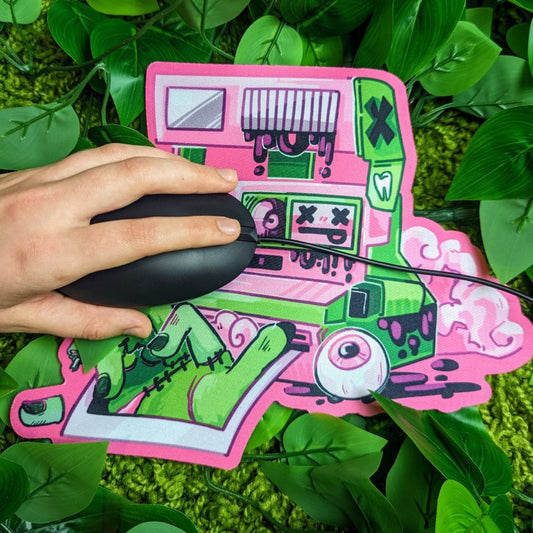 Zombie Instant Camera Mouse Pad