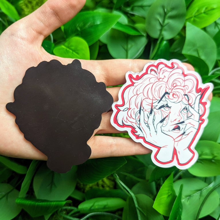 Droopy Eye Girl Magnet