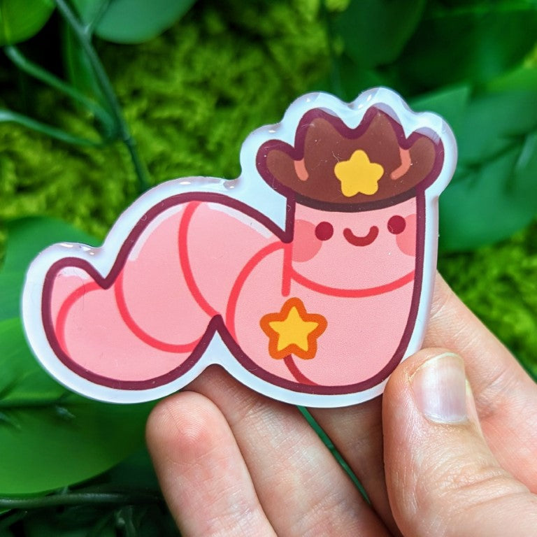 Cowboy Worm Magnets